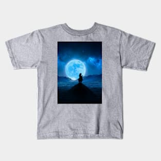 GIYU TOMIOKA | SILHOUETTE MOONLIGHT Kids T-Shirt